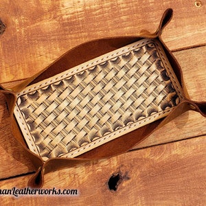 Leather Valet Tray