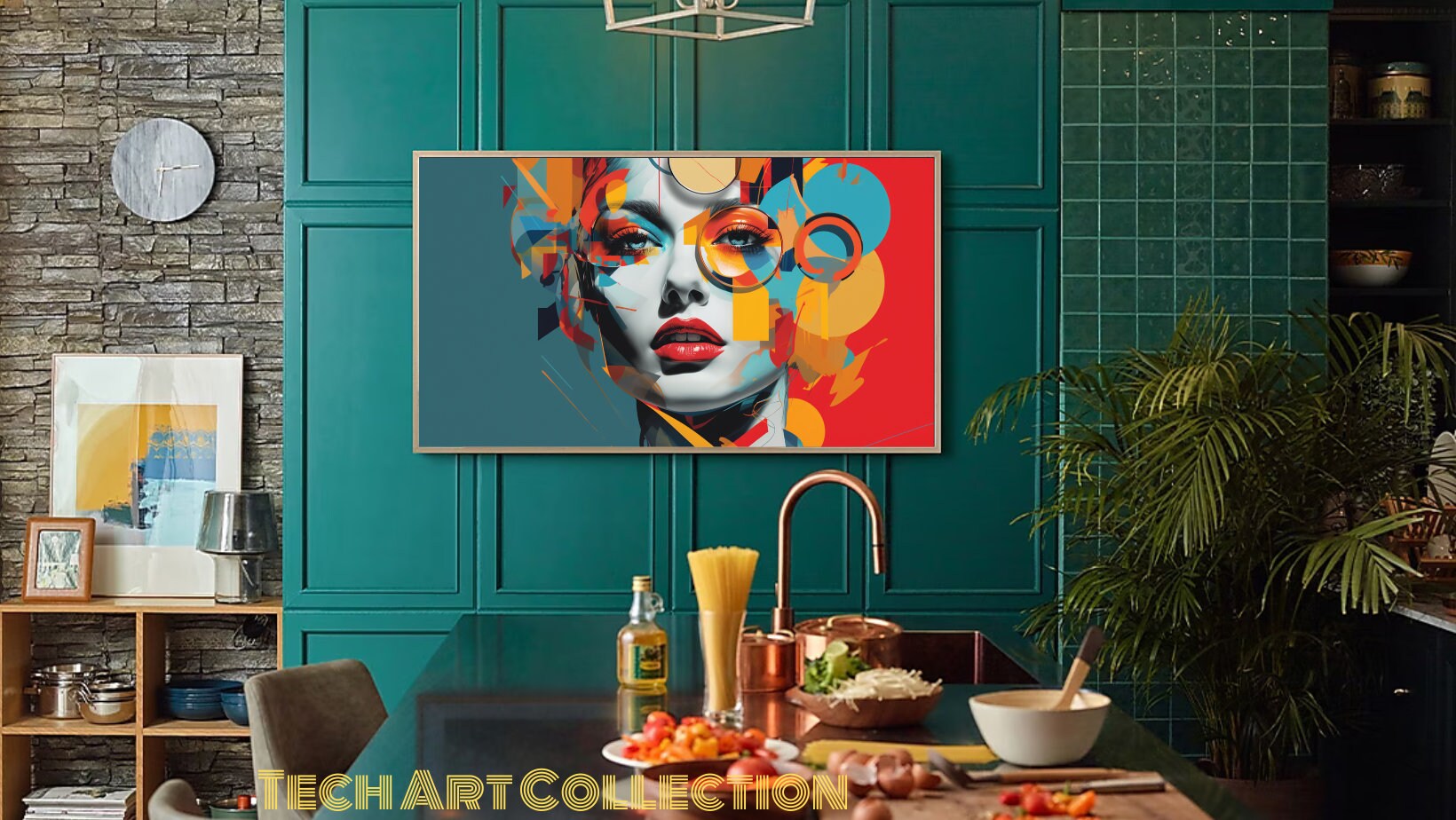 Samsung TV Frame Digital Download Art TV Frame Avantgarde Adventure 01