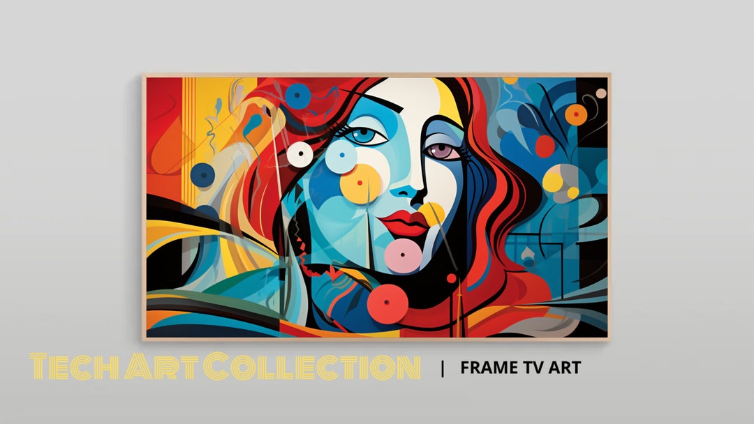 Samsung TV Frame Digital Download Artistic Odyssey 01 Art TV Frame Painting Art for Samsung TV