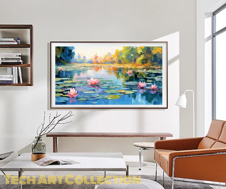 Samsung TV Frame Digital Download Modern 01 Art TV Etsy