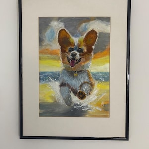 Joie pure et délice dans une peinture à l’huile