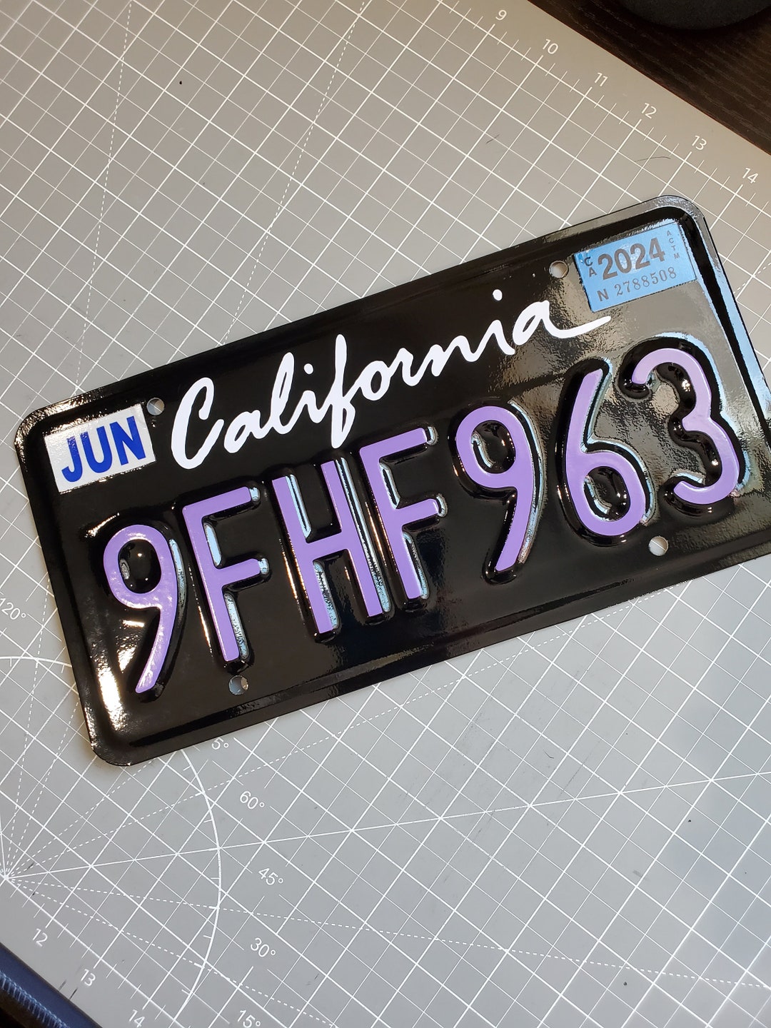 California License Plate Wrap Kit Etsy