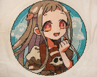 Toilet-Bound Hanako Kun Cross-Stitch Patterns DIGITAL | Nene | Hanako | Tsukasa | Kou | Sakura | Yako