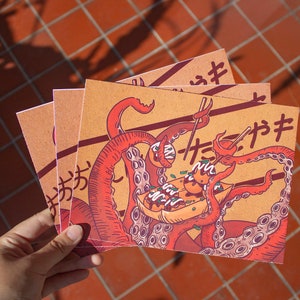 Takoyaki print/ poster/ wall decoration/ illustration