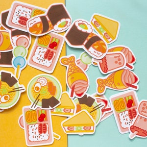 Japanese Food Sticker Set 7 Pieces/Stickers