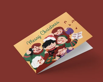 Messy Christmas "Family" Christmas cards / illustration/ print/ greeting card/ gift