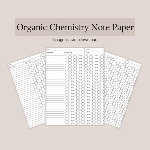Organic Chemistry - Etsy