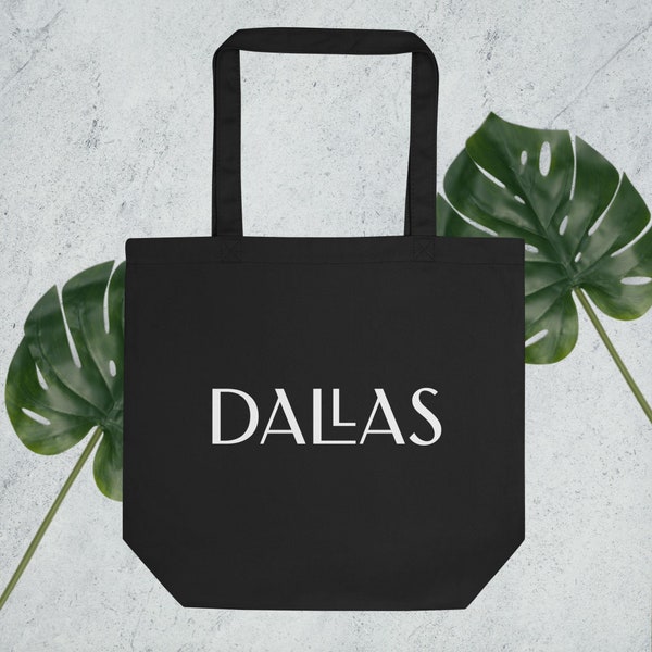 Dallas Eco Tote Bag Chic Stylish DFW Texas TX Contemporary Unisex