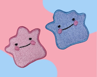 Embroidered Patch Anime Inspired – Sticker or Iron-On - Choose Your Format
