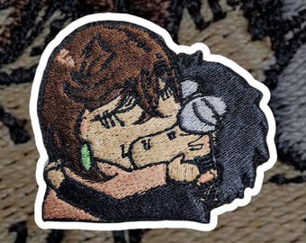 Embroidered Patch Anime Inspired – Sticker or Iron-On - Choose Your Format