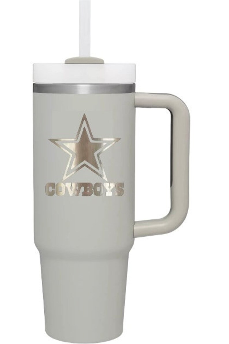 Dallas Cowboys Etched Stanley, Cowboys Cup, Engraved Stanley, 40oz