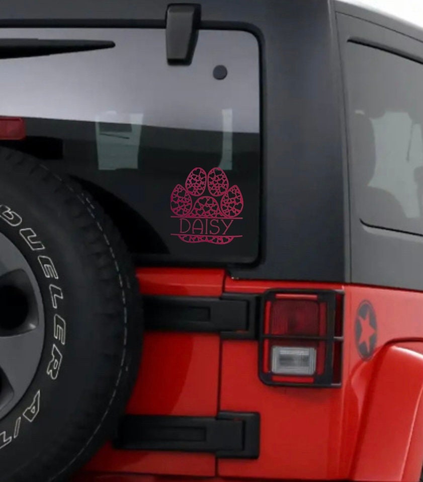 Custom Pet Car Decal Car Decals Custom Decal Create Your Etsy