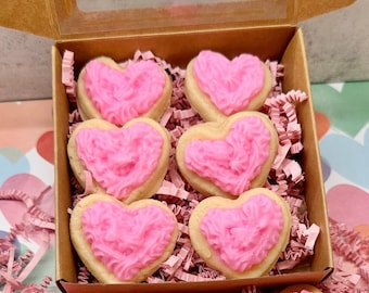Strawberry Sugar Cookie Soy Wax Melts: Heart Shaped Bakery Box