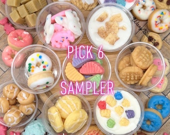 Variety Sampler Box Wax Melts. Highly Scented Soy Wax.