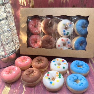 Donut Variety Box Wax Melts. Choose Your Scent Mini Donuts. Highly Scented Soy Wax