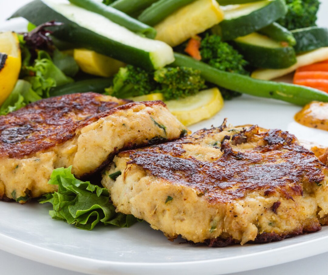 Vegetarian Zucchini crab Cakesdigital Download Recipe Etsy