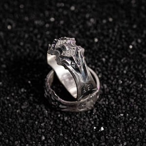 Dark King Fantasy Ring, DnD Wizard Ring, Magic Jewelry for Gamers