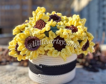 ひまわりブランケット Amazon.co.jp: Vlwm ひまわりブーケブランケット かぎ針編みキット