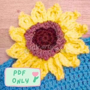 Sunflower Häkelanleitung - Bouquet Blanket™ Variation PDF