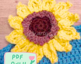 ローズクロッシェパターン - ブーケブランケット™の修正PDF - Etsy 日本