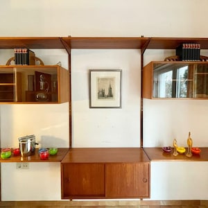 Parete attrezzata in teak Kai Kristiansen