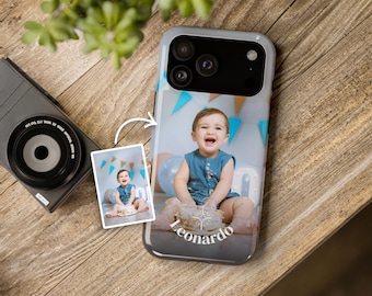 Custom Photo Phone Case, Personalized Tough MagSafe Cover (iPhone, Samsung), Gift for Her, Him & Couples, Picture Phone Cover Protection