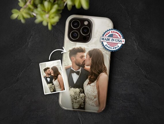 Custom Phone Case with Photo, Custom iPhone Case MagSafe 17, Samsung Galaxy Cover, Custom Photo Gifts, Personalized Gift, Her Him Present