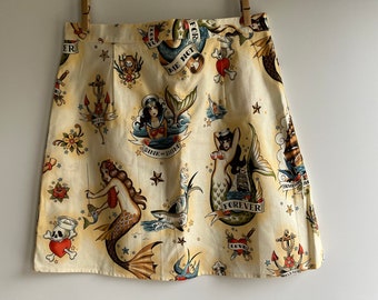 90s Inspired  skirtNovelty Print Skirt Novelty  Skirt