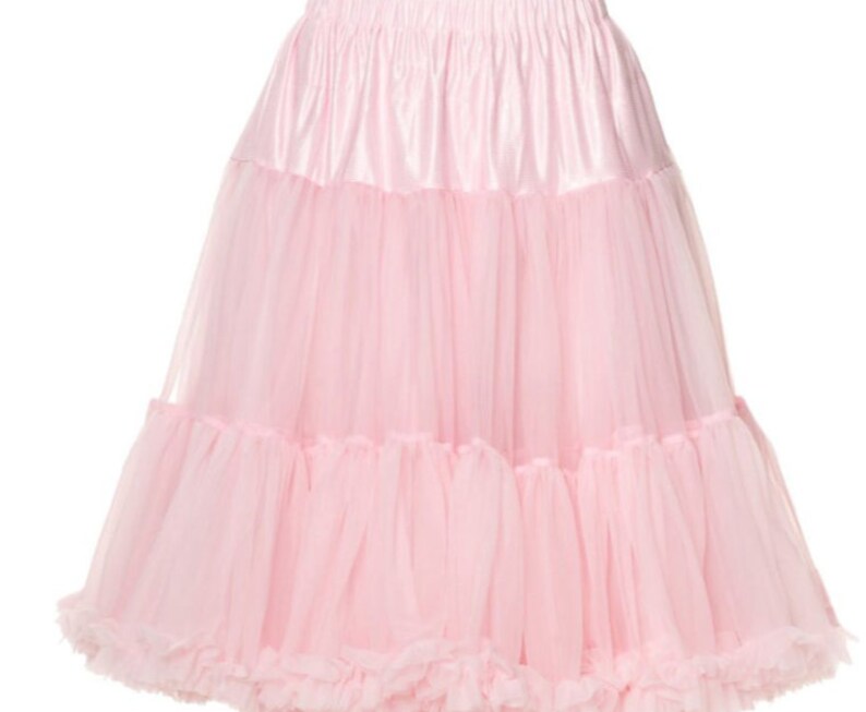 Banned 50s Petticoat Long Old Pink