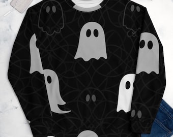 White Ghost Unisex Sweatshirt