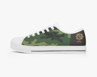 Dedah 1048 Camo Canvas Low-Top Sneaker