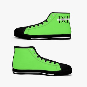 Neo Classic Grün Leicht Herren High-Top Canvas Turnschuhe