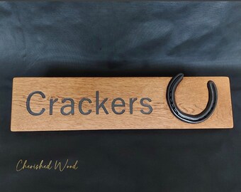 Personalized Horse Stable Door Name Plate - 30cm X 10cm Custom Sign, Made In UK 6 thumbnail image