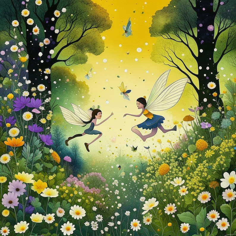 Fairies Digital Art | Pixies Clipart | 15 High Quality Jpgs | Digital ...