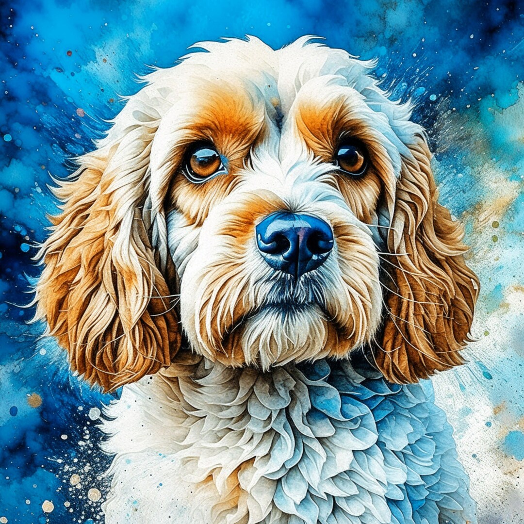 Cockapoo Dog Digital Art | Dogs Clipart | 10 High Quality Jpgs ...