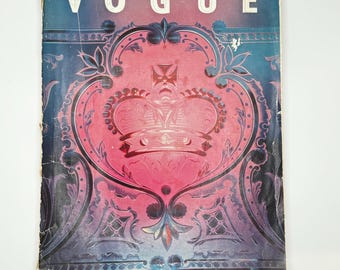 VOGUE CORONATION ISSUE- June 1953-Vintage Fashion history. If you are a fan of “The Crown” You need this exceptional magazine.