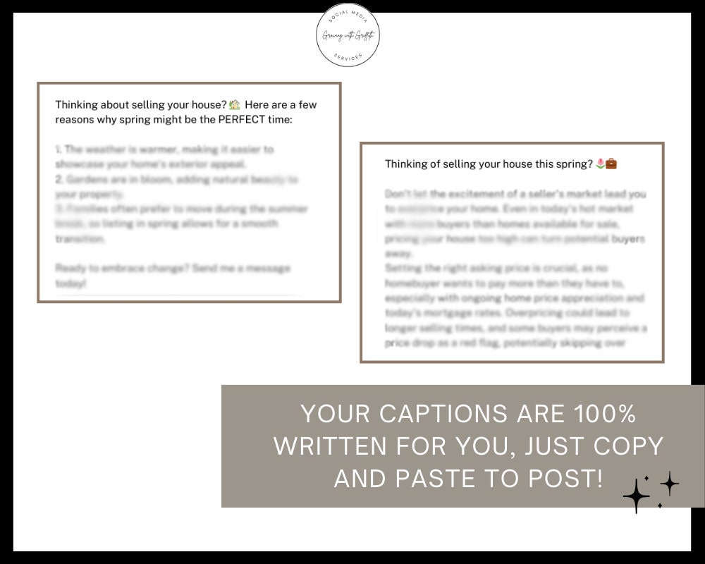 June Social Media Posts With Captions | Real Estate Agent Social Media ...