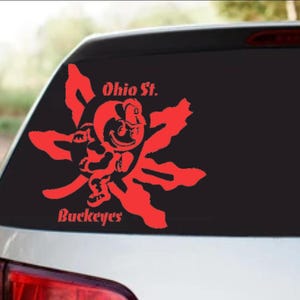College Extreme Team Decal - Any College Team - Penn State Nittany Lions - Alternative Hardcore Decal - College Mascot Alternative Design