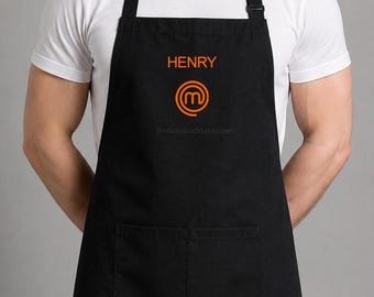 100% Cotton Master Chef Cotton Apron | Made in Canada