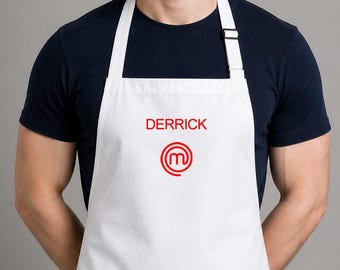 Custom Master Chef Cotton Chef Apron for Him and Her | Made in Canada