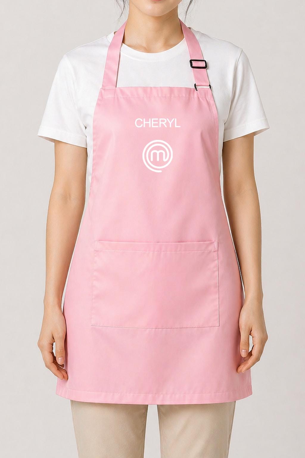Custom Master Chef Apron With White Text | Lightweight Polyester in ...