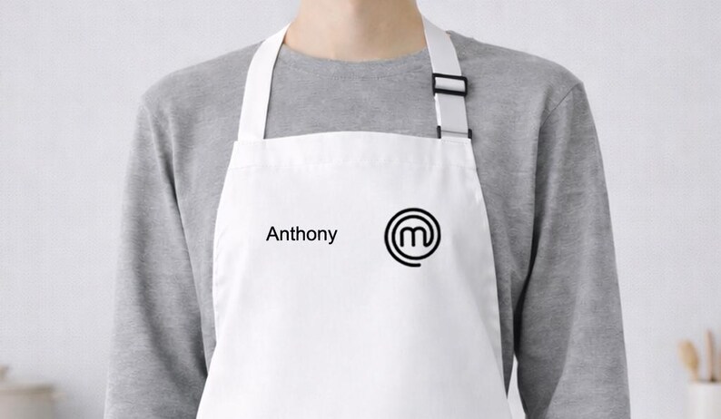 Custom Master Chef Australia Apron Gift for Cooks, Bakers | Lightweight ...