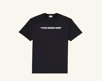 Custom DTF Premium T-Shirt Short Sleeve - Made in Canada, 100% Cotton