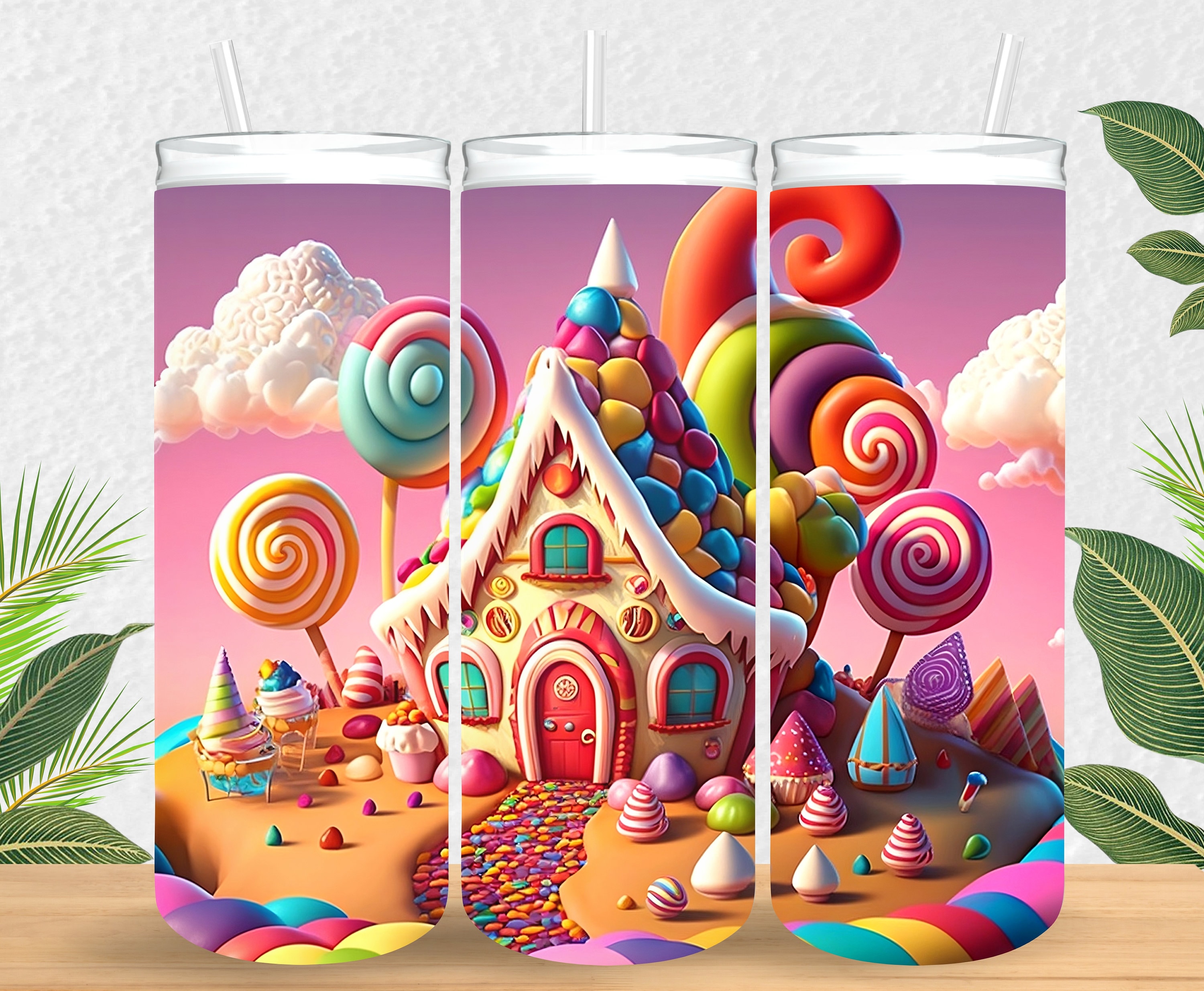 Premium AI Image  Gumball House beautiful candyland sweets