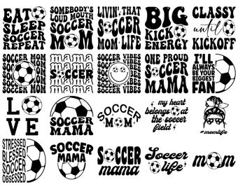 Soccer Mom Svg Bundle, Soccer Shirt svg, Soccer Life svg, Sports Mom svg, Soccer signs svg, Soccer Mom Life svg, Supportive Mom Svg