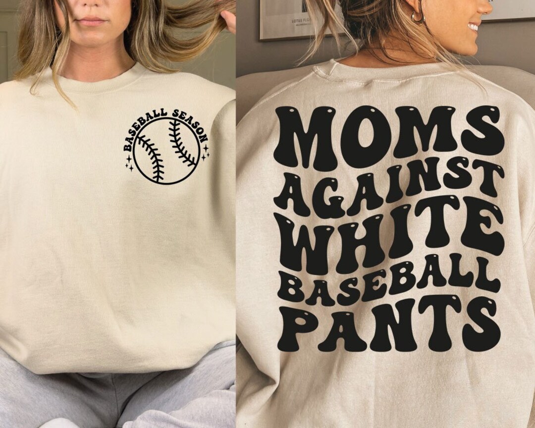 Moms Against White Baseball Pants Svg Baseball Svg Png Pdf - Etsy