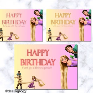 Disney Birthday Card Birthday Card Birthday Printable Card Digital ...