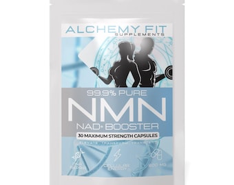 NMN 600mg | NAD+ Booster | DNA Repair & Longevity | Gmp Certified | Vegan Capsules