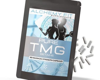 TMG 600mg | Betaine Anhydrous | Methylation & Longevity | Vegan Pullulan Capsules