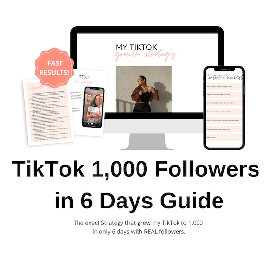 Tiktok Followers Instant 1000, TikTok Quick Growth Strategy, How to Grow on TikTok, How to grow REAL followers fast on TikTok